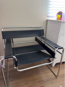Wassily Style Chair Black