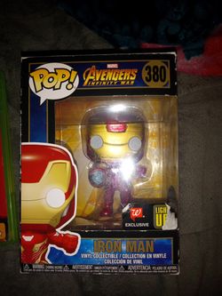 Iron man Funko Lights Up