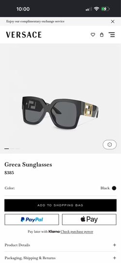 Versace Greca Sunglasses