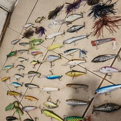 Fishing Lures 51 Pieces All Like Brand New Take It All Lot For $180