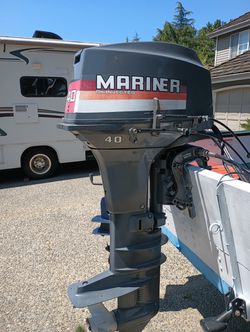 16ft STARCRAFT aluminum With 40hp Mariner for Sale in Seatac, WA