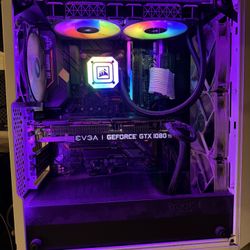 White gaming PC I7, 1080ti, 16gb Ram, 1tb Ssd, 2tb Hdd, WIFI