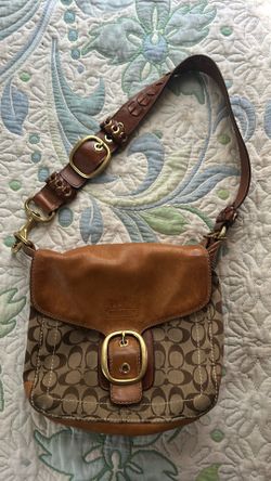 Coach Bleecker Legacy Signature Flap Shoulder Bag. • Style / Serial Number: 11434