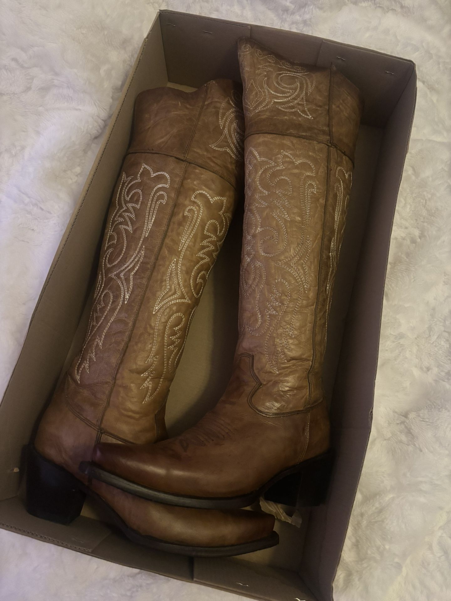long rock’em Brown Boots