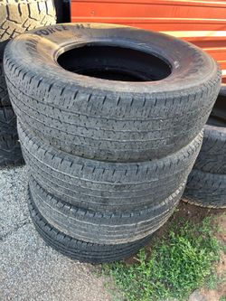 MATCHING SET OF 18 INCH FIRESTONE TRANSFORCE HT TIRES