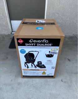 Evenflo Shyft DualRide Infant Car Seat & Stroller - Beaufort Black