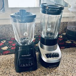 (Two) Blenders -Hamilton Beach, Black & Decker Blenders 4 Speeds (2 Pulse)