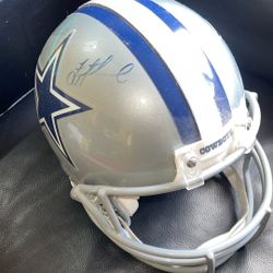 Dallas Cowboys Troy Aikman Signed NFL Helmet COA 