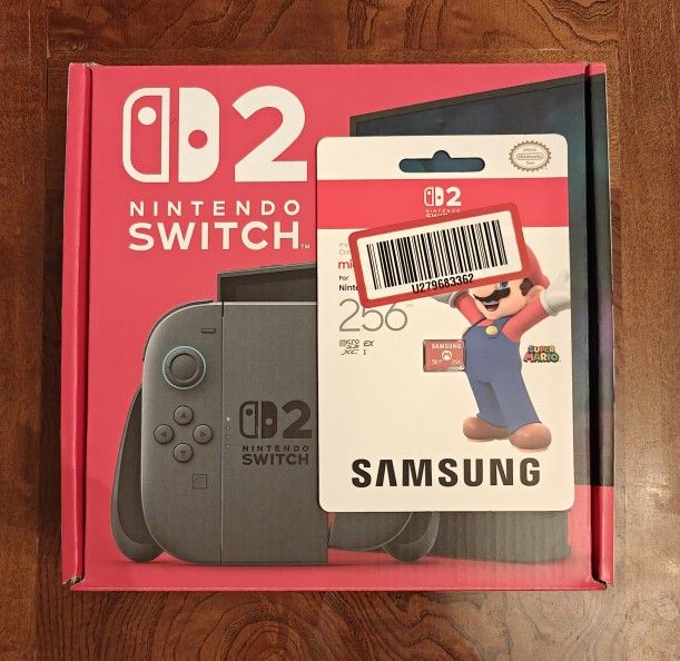 Nintendo Switch 2 Console & 256GB MicroSD Express Card