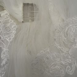 Laced Edge Wedding Veil