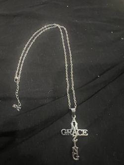 Amazing grace Necklace And Charm…new