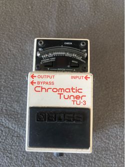 Boss TU-3 Chromatic Tuner Pedal. Works/tested