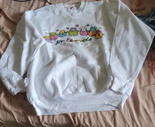 Hanes White Comfort Blend Sweatshirt