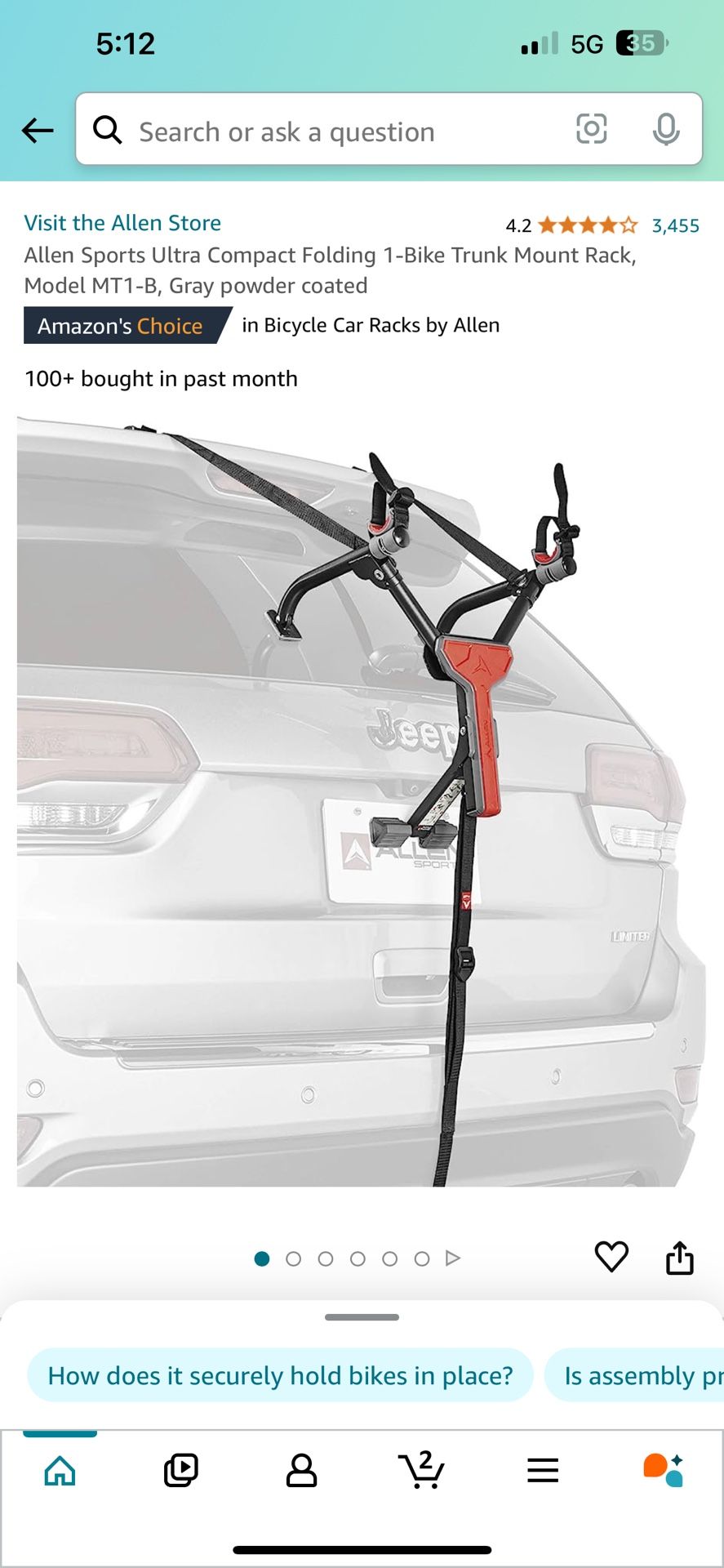 Bike Rack For Trunk