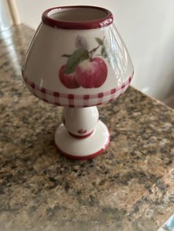 NEW!Ceramic Apple Motif Candle Holder