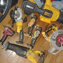 DeWalt  XrSet With Milwaukee Impact Drill Free With Purchase All Working Great Good Condition 