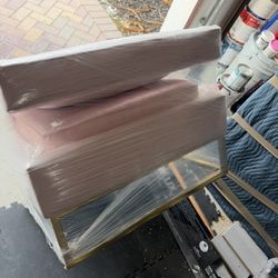 Pink Velvet Accent Chairs