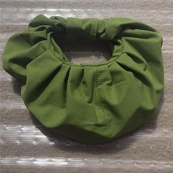 Green small Shoulder bag ( cloud bag)