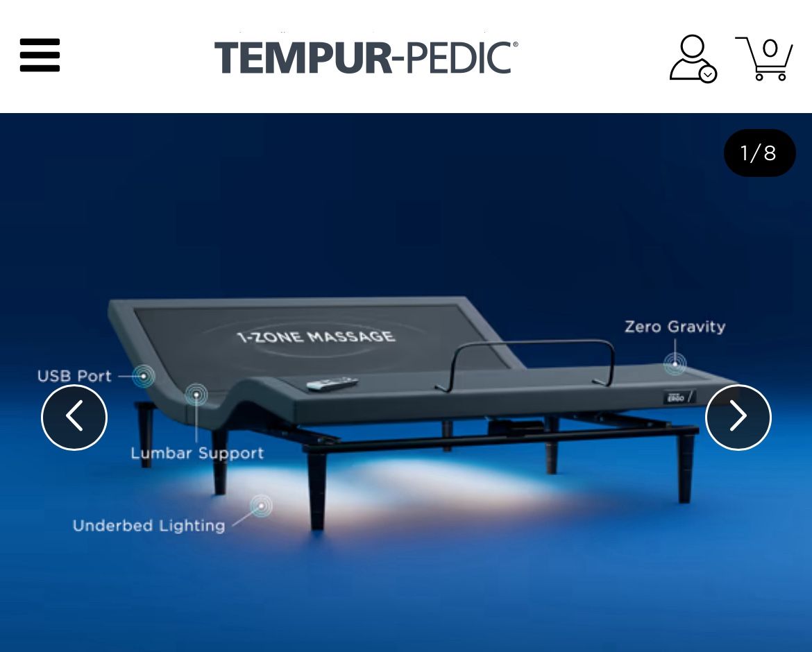 TEMPUR-Ergo Power Base - Queen