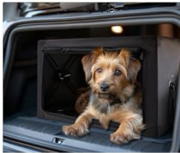 Travel Dog Crate - 37 Inch Collapsible Portable Foldable Crates for Large Dogs