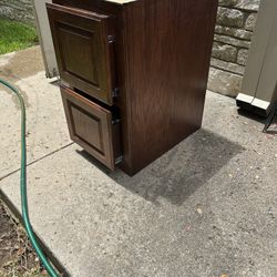 Laminate Countertops W/ File Cabinets
