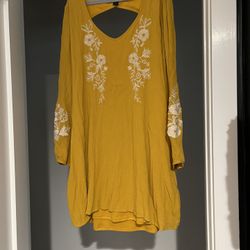 Woman’s Boho Dress W/ Pockets 