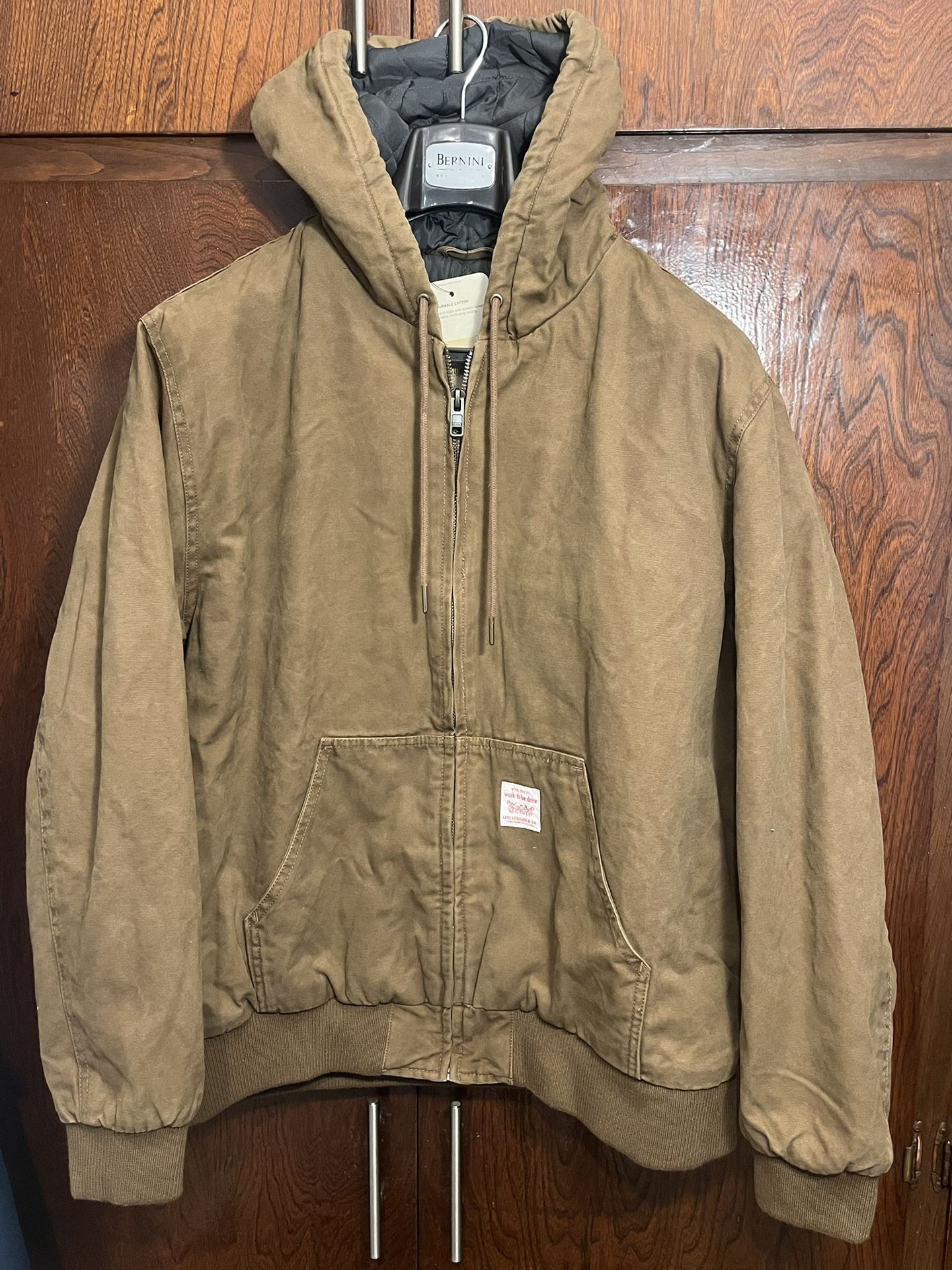 Levis Workmen Jacket Brown Mens Size Large New