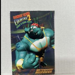 1994 Nintendo Power Donkey Kong Country 2: Diddy's Kong Quest Kruncha. Sm1