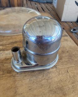 vw early chrome oil filler top #1
