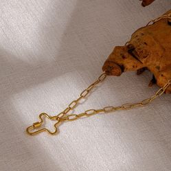 Fashion Cross Pendant Necklace 316L
