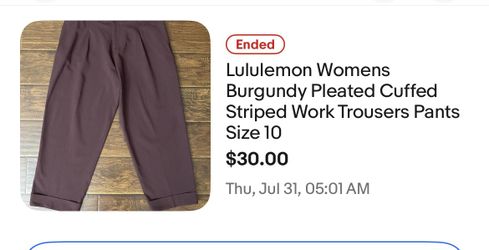 Lululemon Pants Size 10