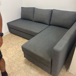 Grey L Couch Great Shape 