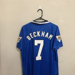 Manchester United 1996-97 3rd Beckham Jersey (small Medium Large XL)