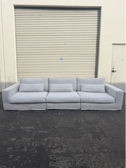 RH Lugano Slipcover Modular Couch