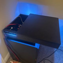 Nightstand with charging station, lights, sliding top and 3 drawers - 2 quantity -$70each