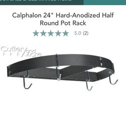 Calphalon 24" Hard Anodized Half Round Pot Rack
