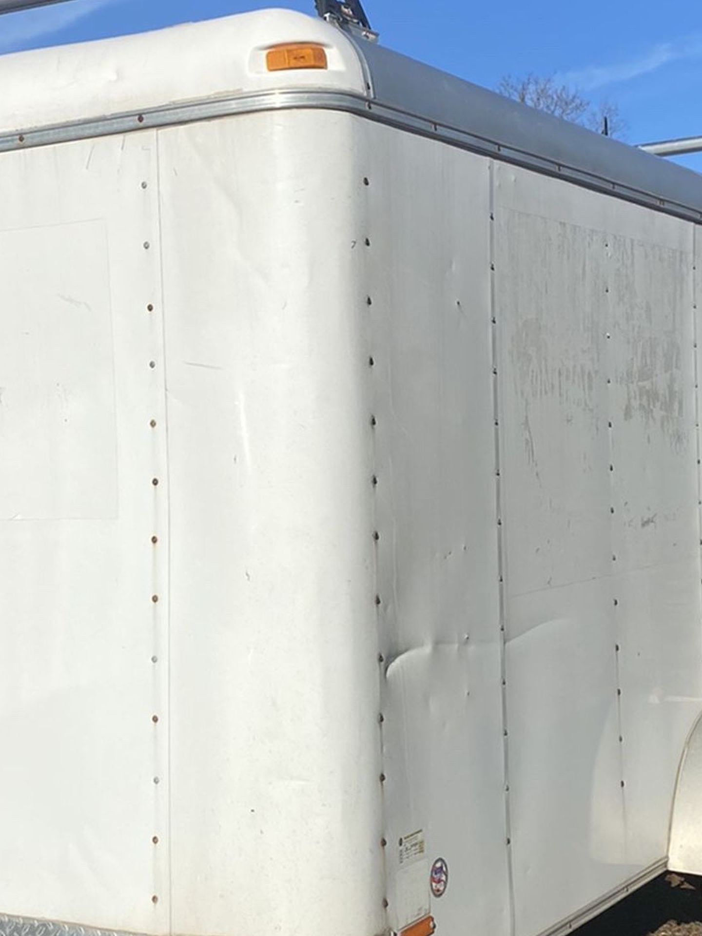 Used 6x10 Enclosed Trailer, Racks Included