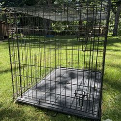 Large Metal Dog Crate