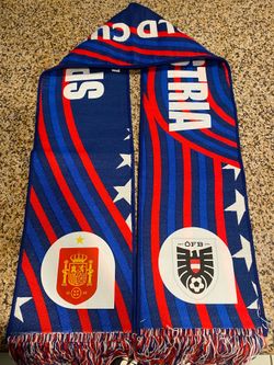 Spain  vs Austria FIFA Official Match Scarf