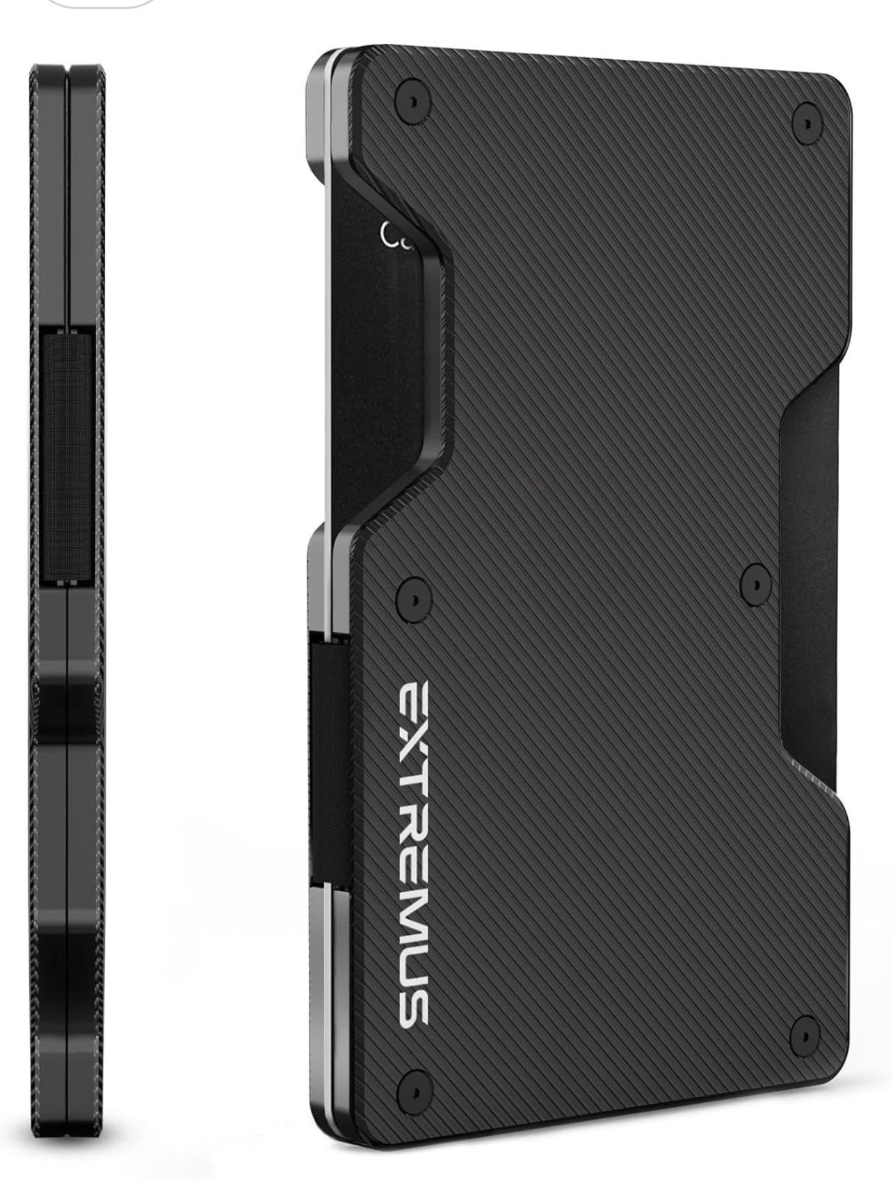 Brandnew Slim Tactical Credit Card Holder for Men, Minimalist Front Pocket Card Holder for Men, Rfid Blocking Card Holder, Holds 24 Cards, Black