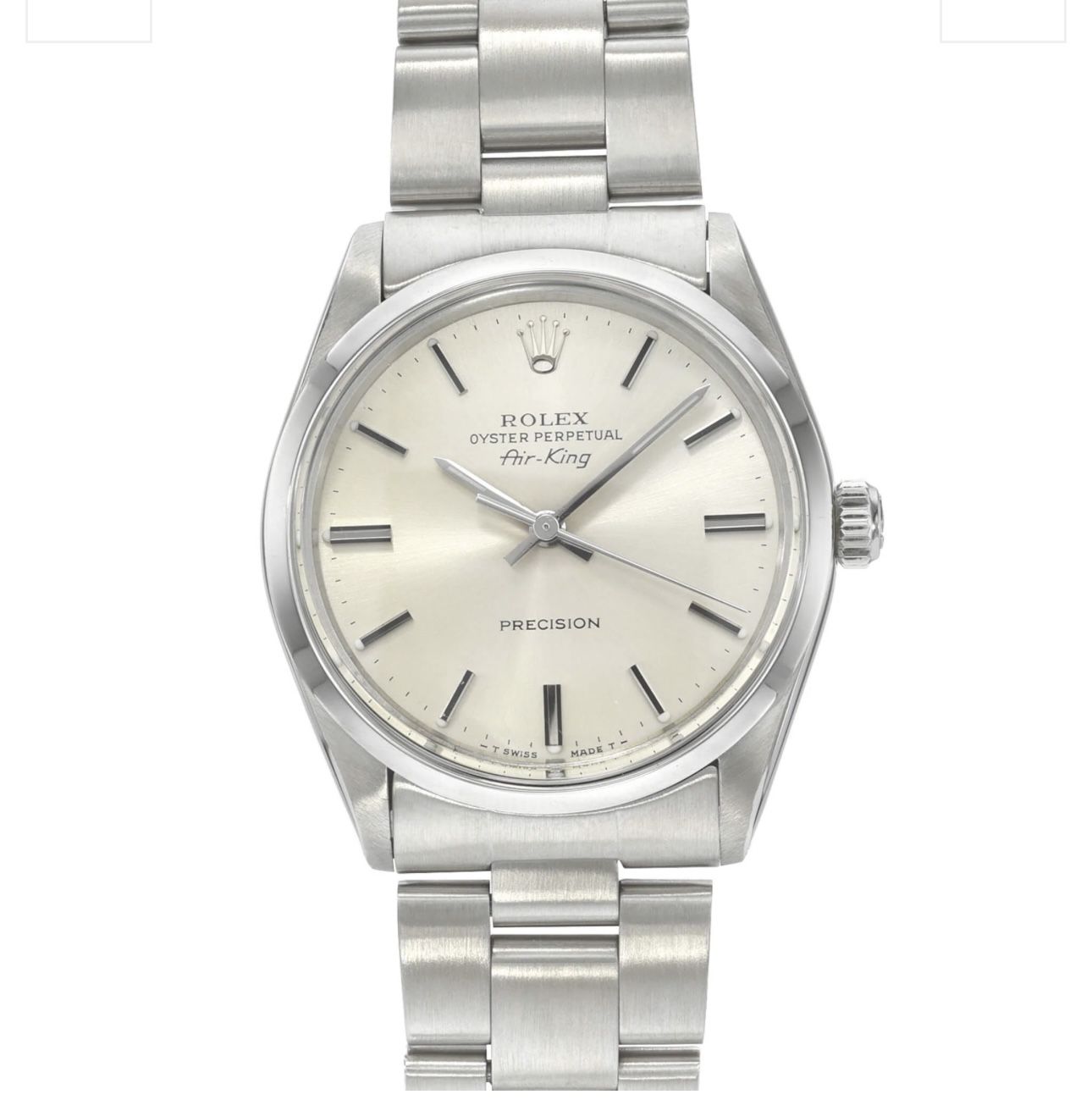 Rolex Air King 5500 Silver 