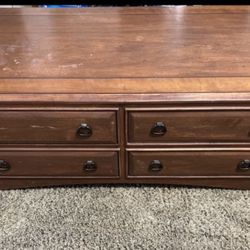 Thomasville 4 Drawer Storage Coffee Table 