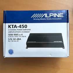Alpine KTA-450 4 Channel Amplifier