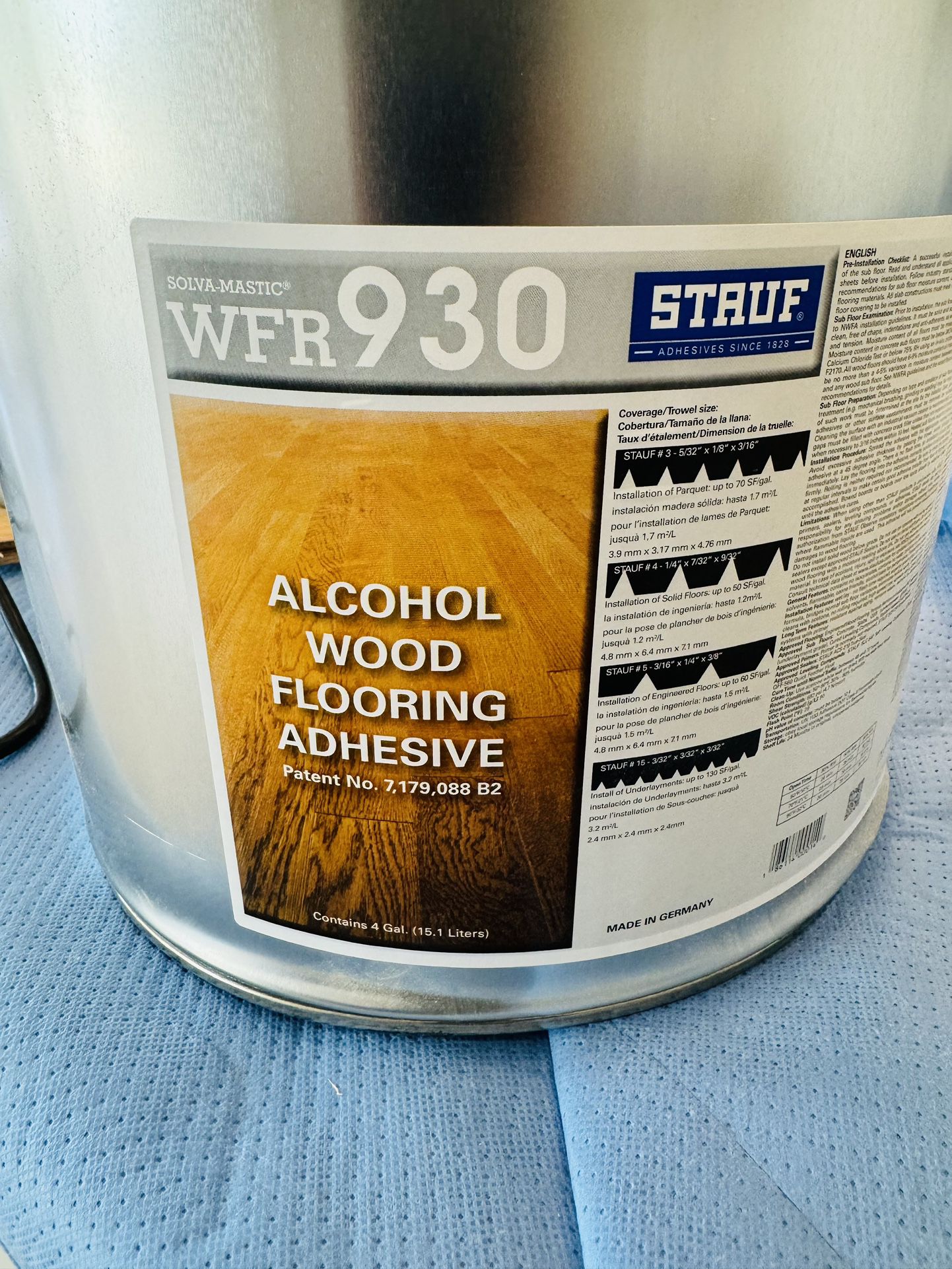 Alcohol Wood Flooring Adhesive 