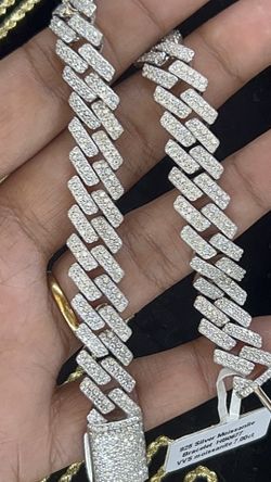 925 Silver Moissanite Bracelet 