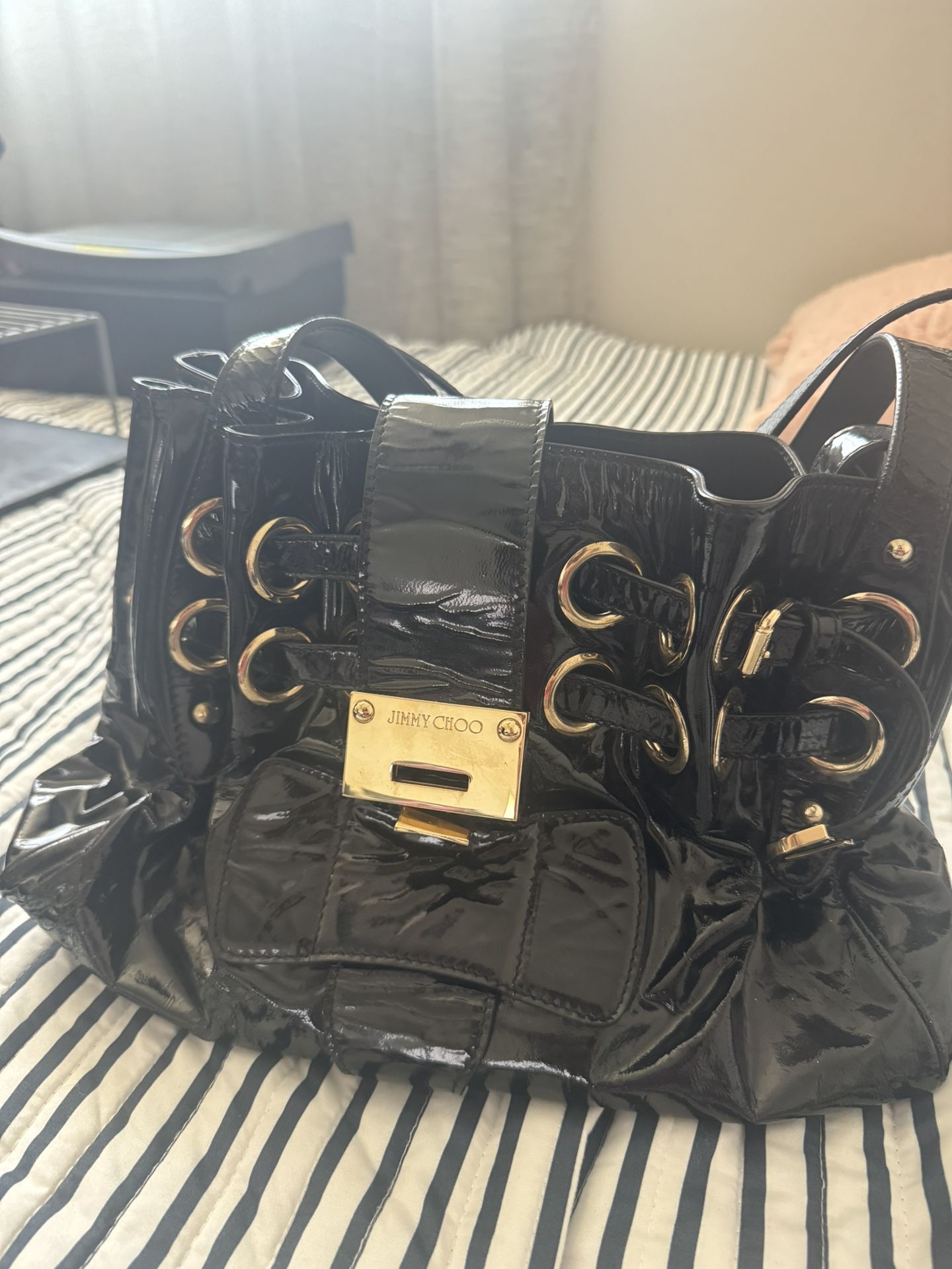 Jimmy Choo Patent Leather Ramona Bag