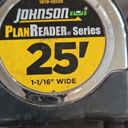 2 Tape Measures, 25ft. , 15ft, Good Condition.