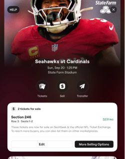 Cardinal vs Seahawks Football - Club Level