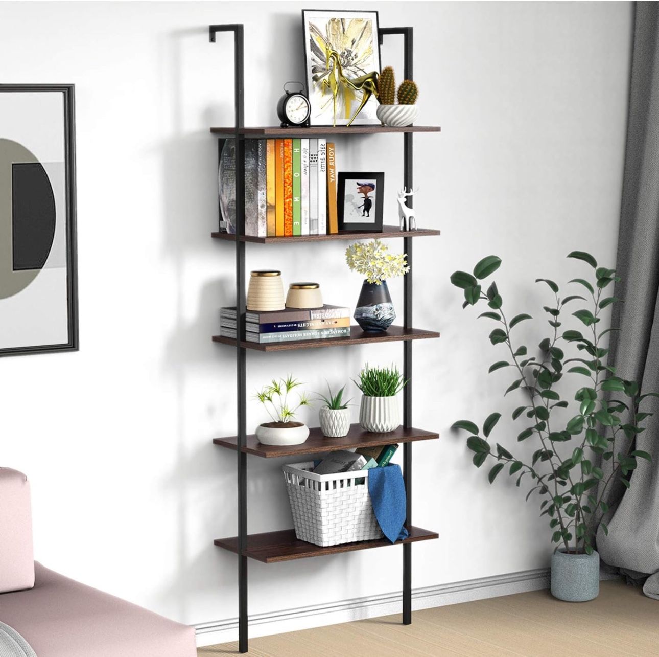 5-Tier Ladder Shelf