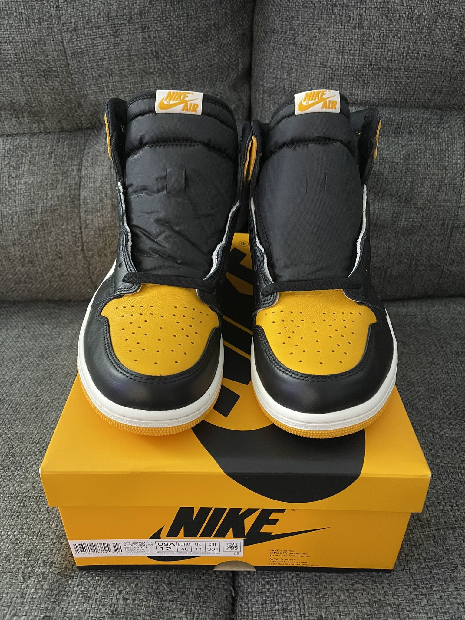 Brand New Air Jordan 1 Retro High OG Taxi Size 12